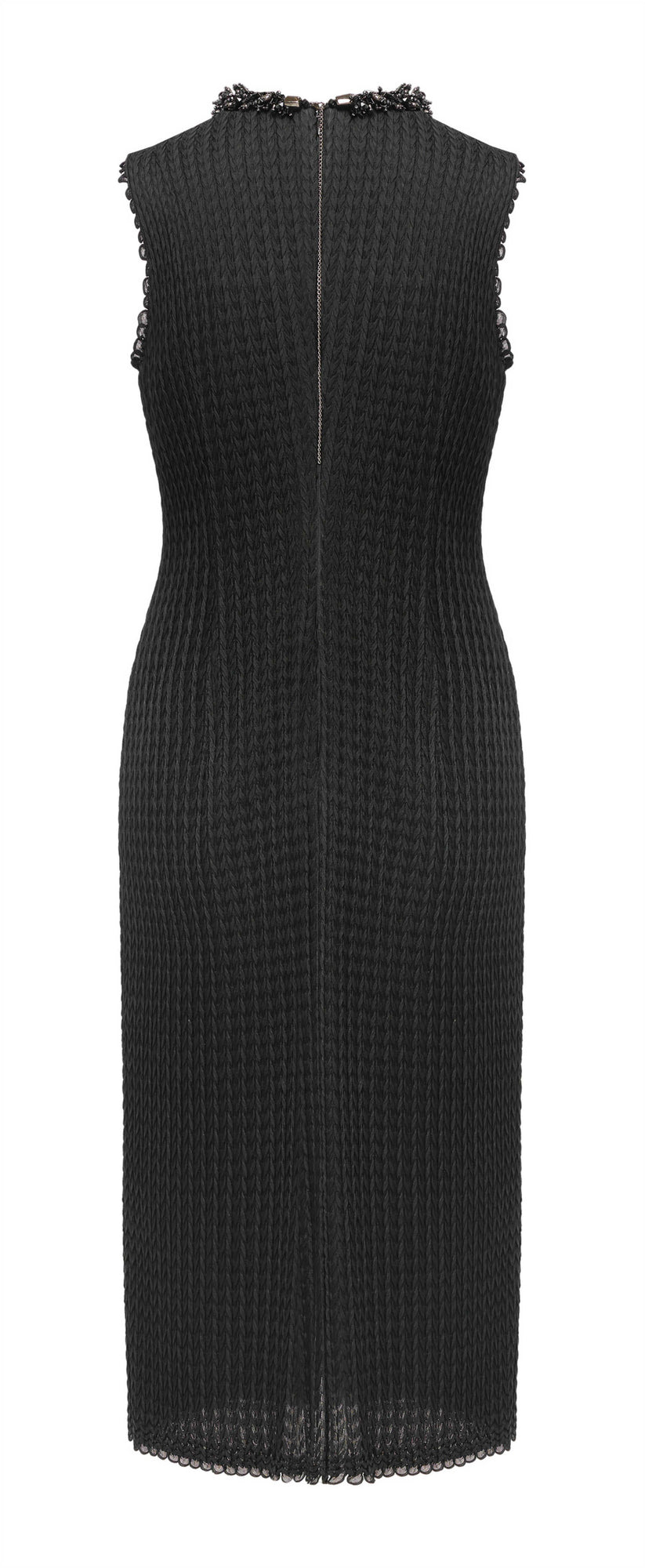 Acetic Acid Pleated Dress | Black