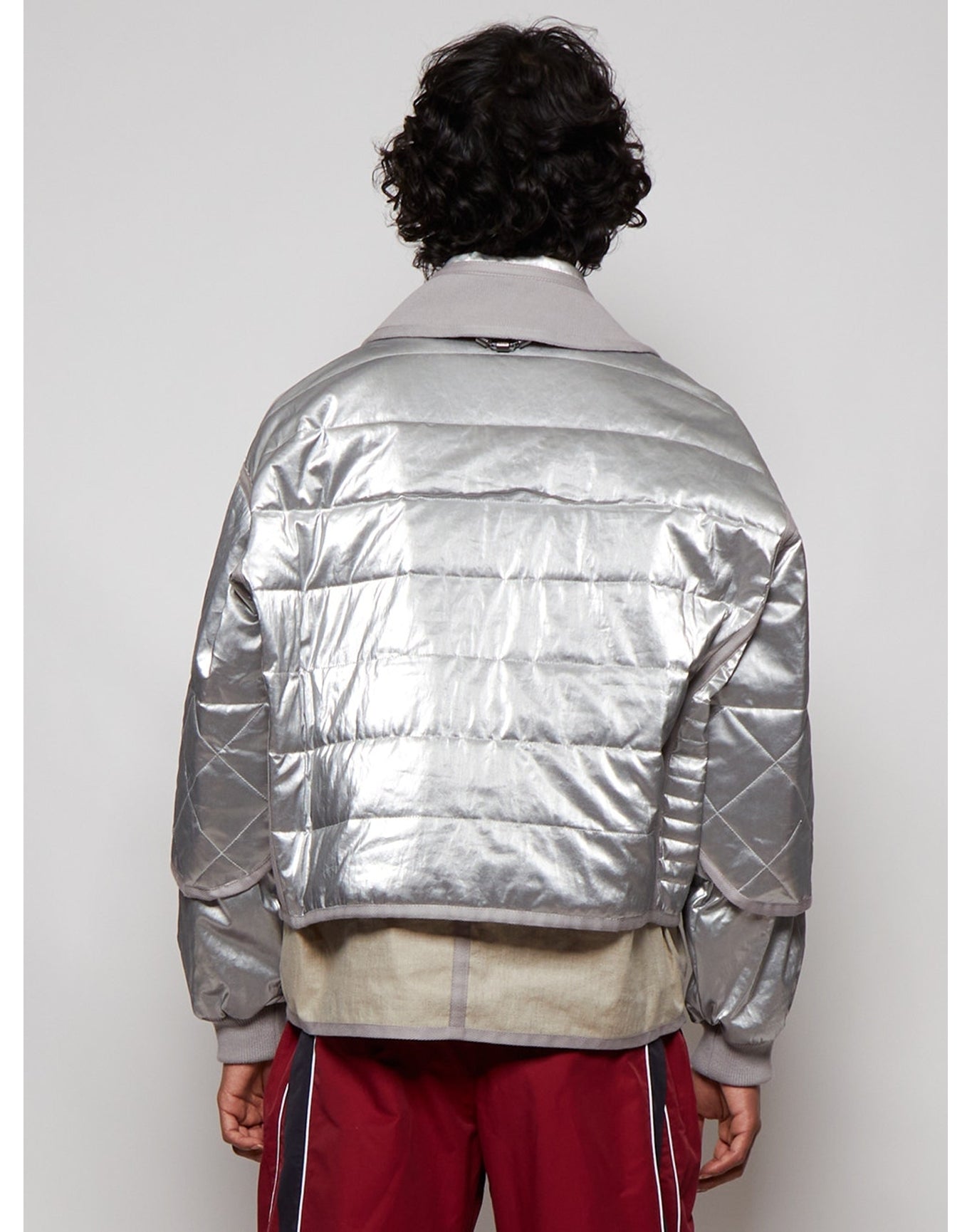 032c | Men | Chevignon Linen Jacket | Silver