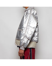 032c | Men | Chevignon Linen Jacket | Silver