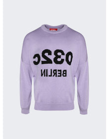 032c | Men | Selfie Sweater | Washed Lilac