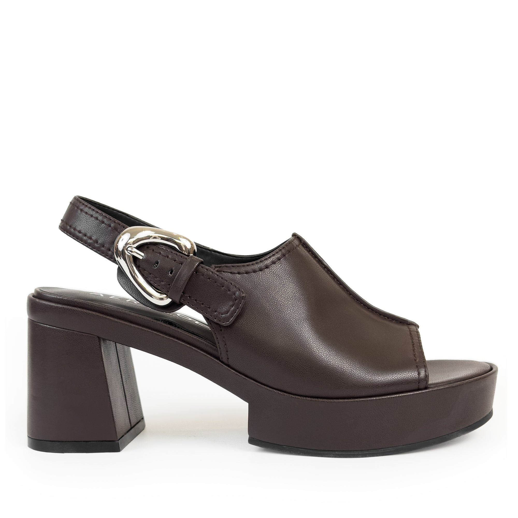 Zella Sandal Dress Platform | Java Faux Stretch Nappa