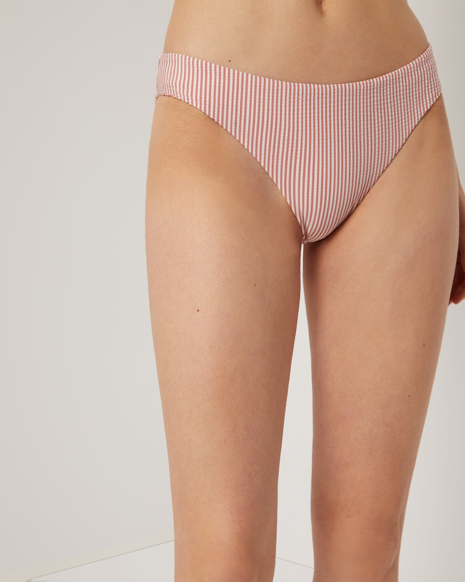 Womens | Lily Bikini Bottom | Rosette/White