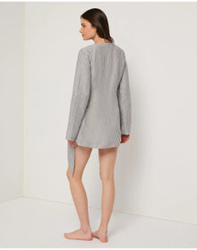 Women | Air Linen Wrap Dress | Grey