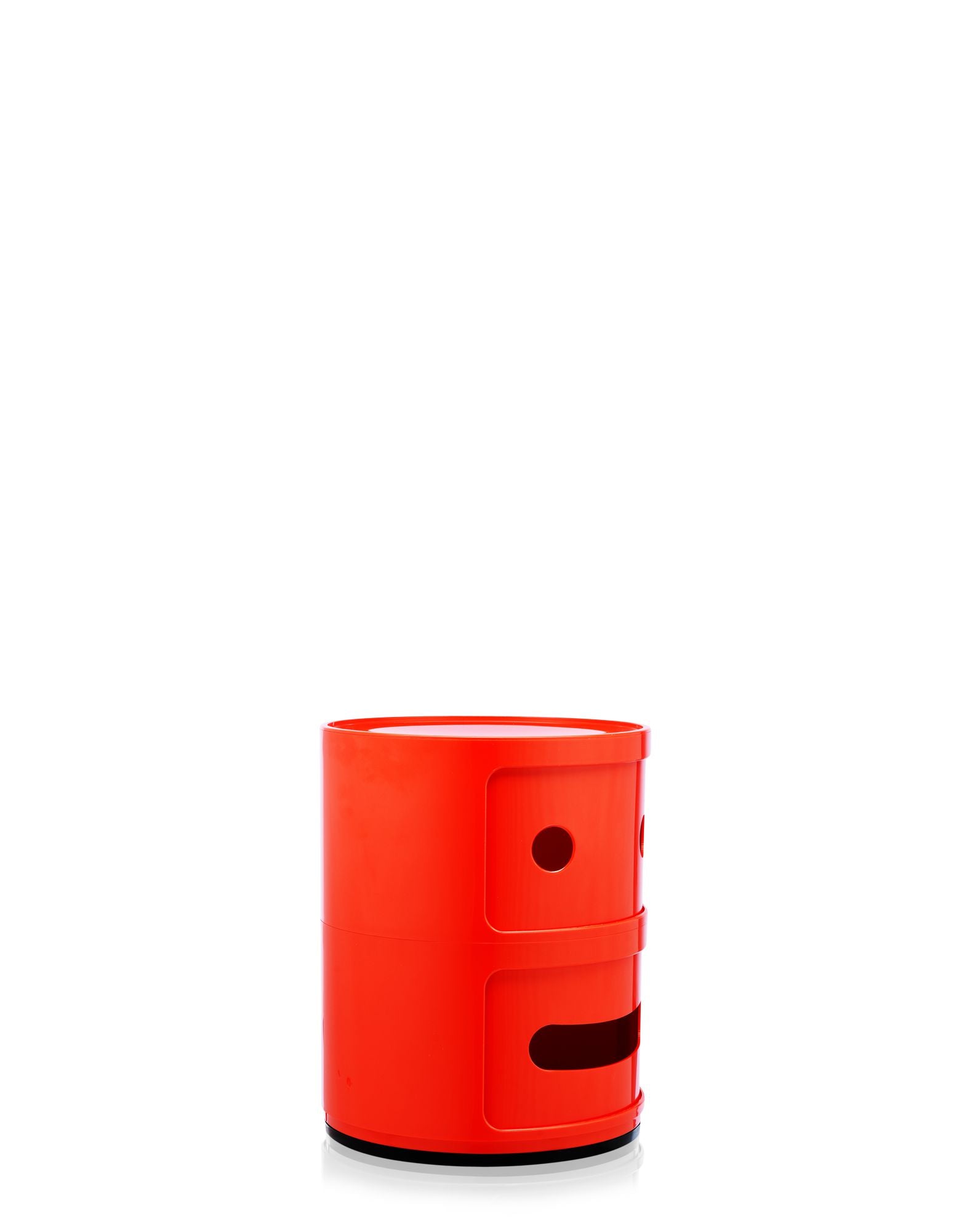 Componibili Smile-2 Storage Unit - 2 Elements | Single | Red