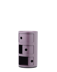 Componibili Classic Storage Unit - 3 Elements | Single | Purple