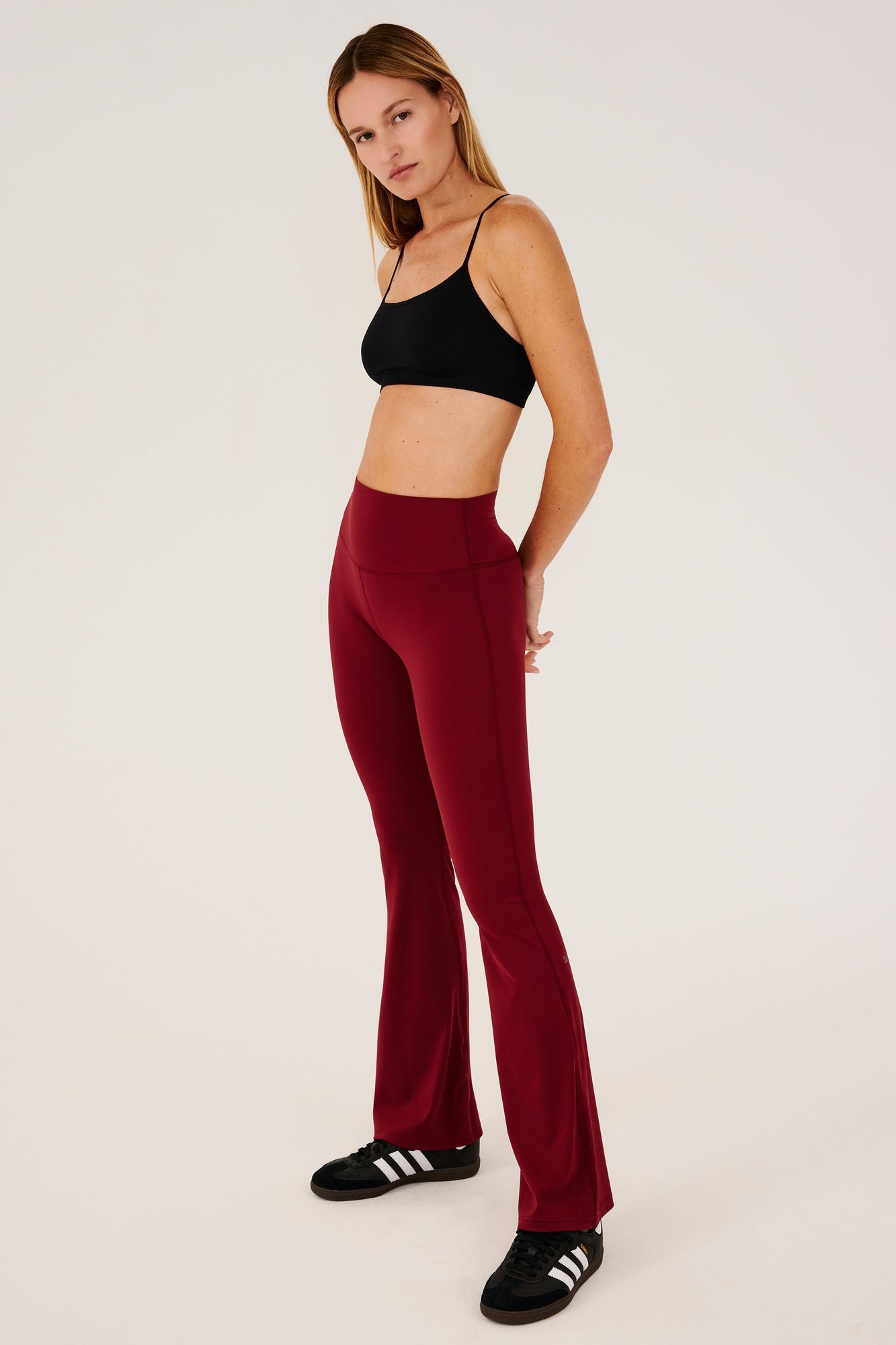 Raquel High Waist Rigor Flare | Bordeaux