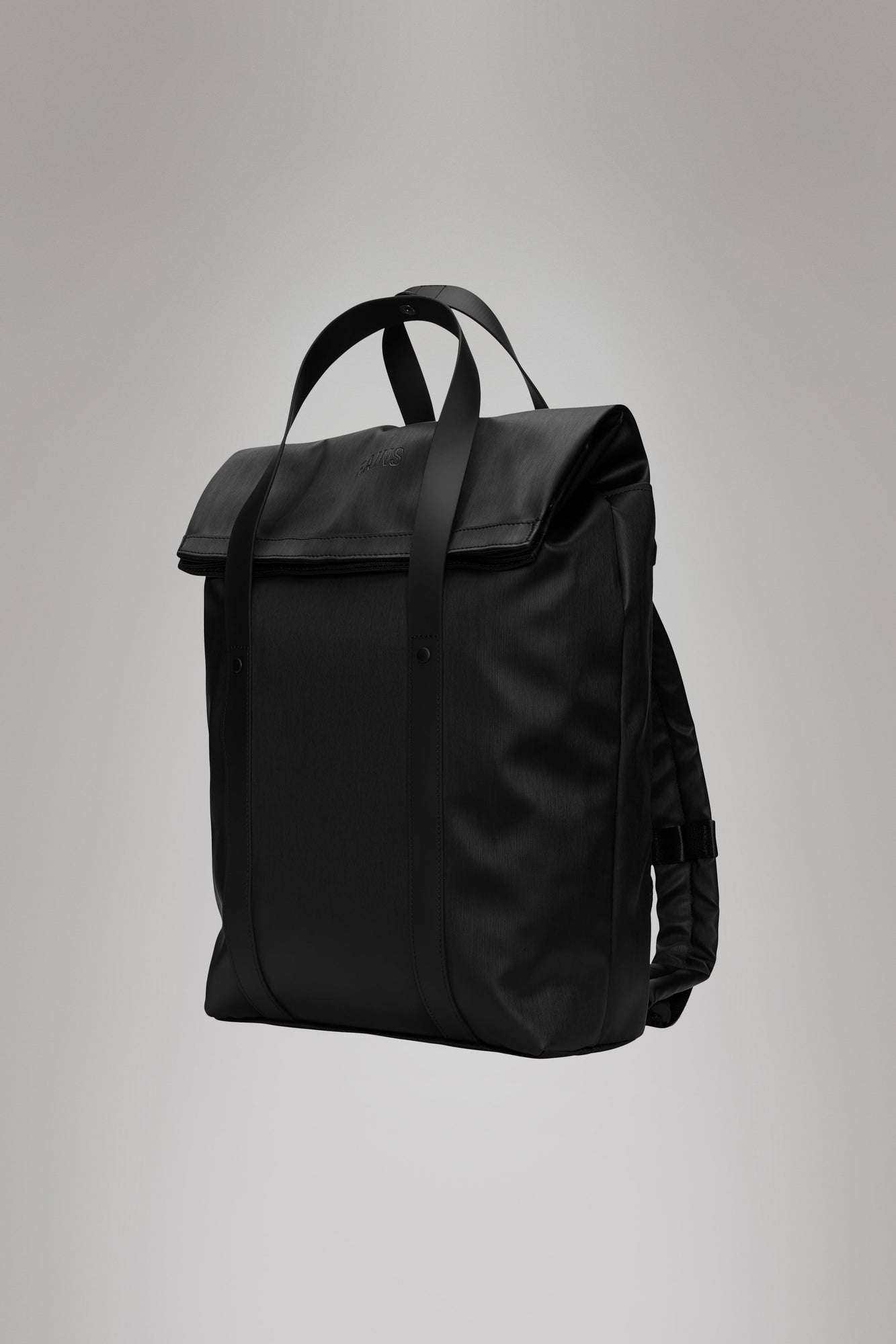 RAINS 2 Way Tote Backpack Black Grain 15L H58 x D12 x W33 cm Backpack