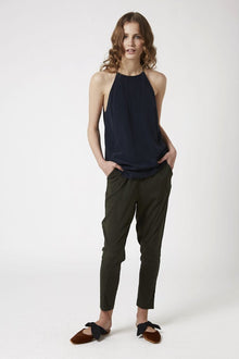 Emma Halter Neck Cami | French Navy
