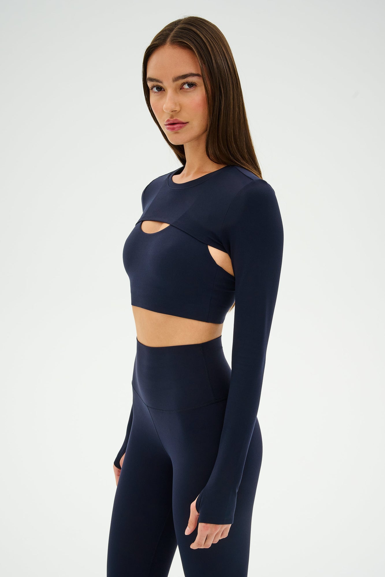 Amelia Airweight Lite Shrug | Indigo
