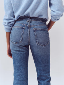Women | The Amber Mid Rise Slim | Vintage Medium Indigo