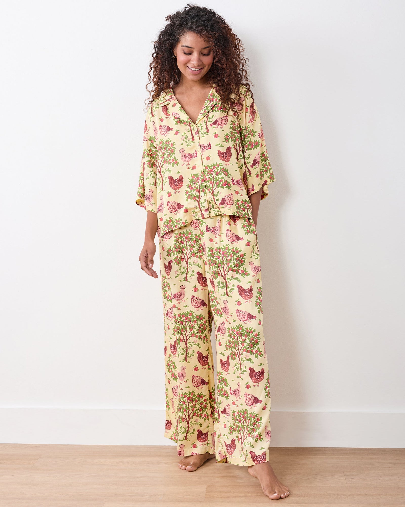 Hen House - Eco Satin Wildest Dream Set - Soft Yellow - Printfresh