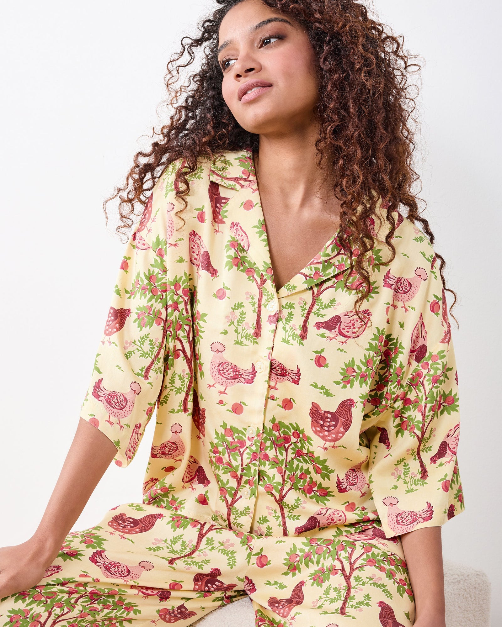 Hen House - Eco Satin Wildest Dream Set - Soft Yellow - Printfresh