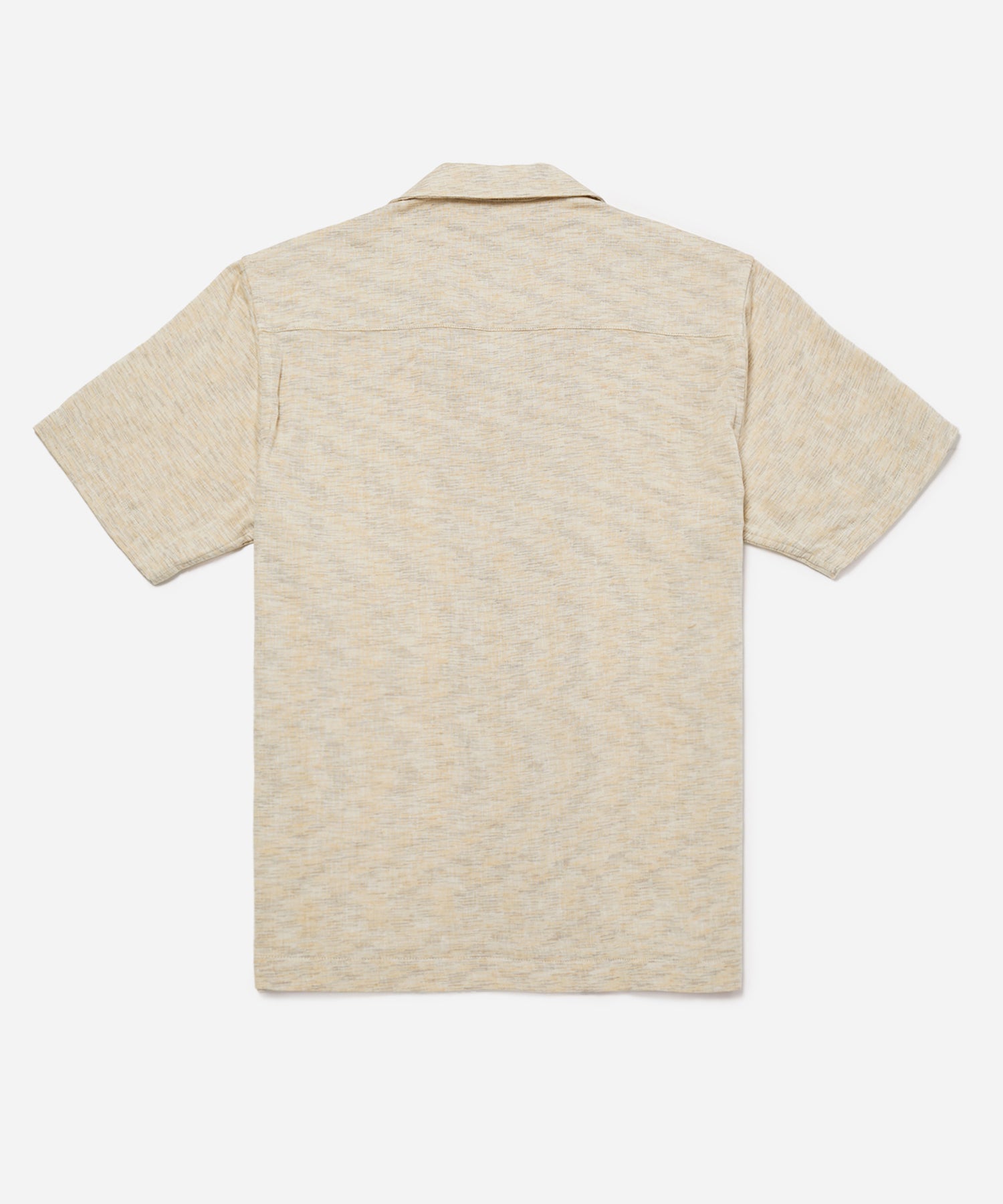 Mens | Canty Embroidered Linen Gauze SS Shirt | Antique White