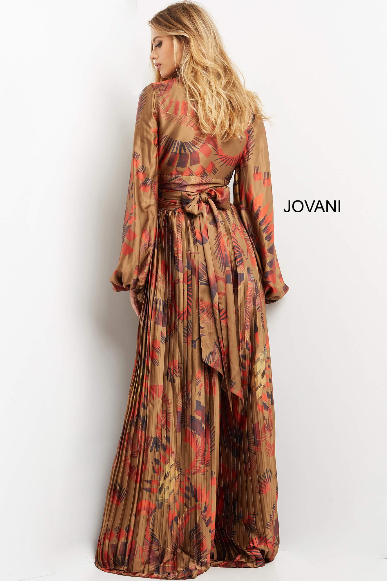 Contemporary Top | Brown Print