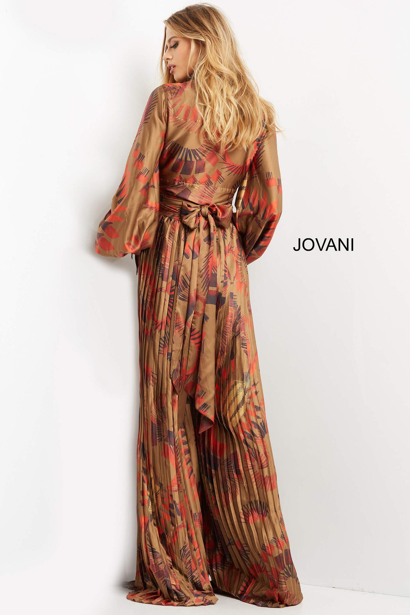 Contemporary Top | Brown Print