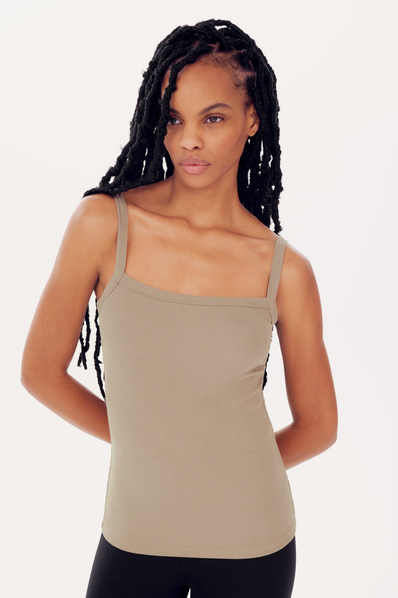 Romy Rib Tank | Latte