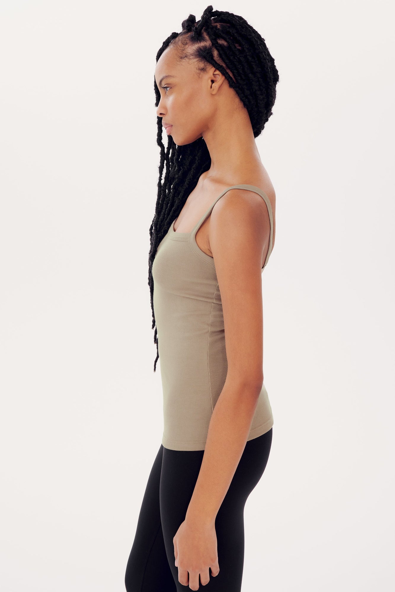 Romy Rib Tank | Latte
