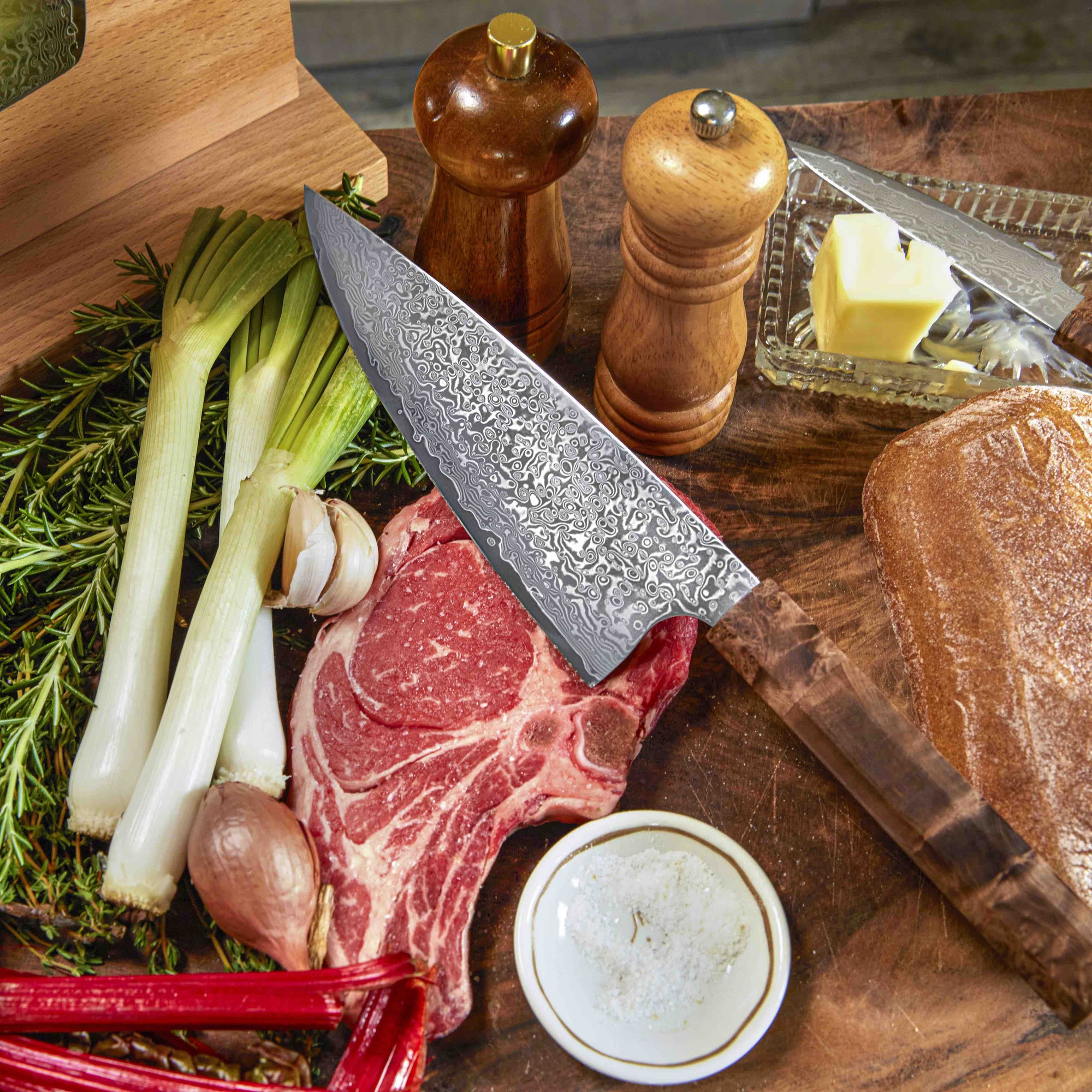 Kumo VG10 Gyuto Chef Knife | Stabilized Maple | Unisex