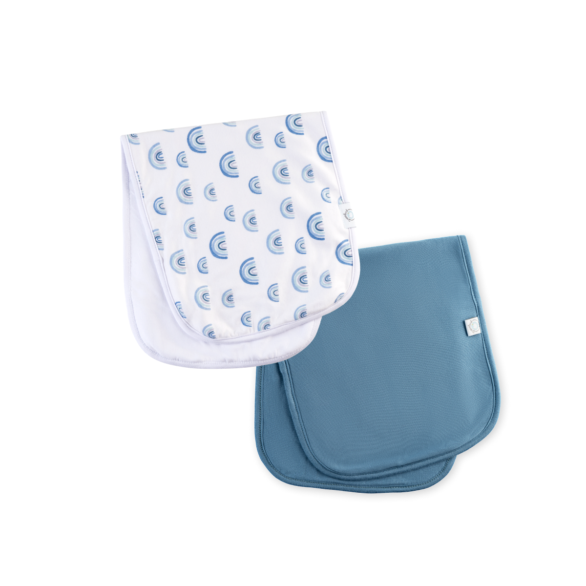 Dream Burp Cloth | 2 Packs | Blue Rainbow