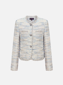 Haipai Chic Tweed Jacket | Blue