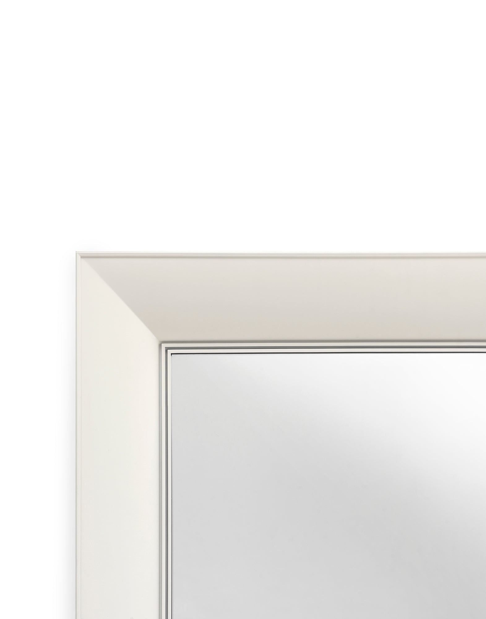 Francois Ghost Mirror - Small | Single | White