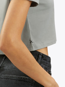 Womens | Almost Friday Cropped Tee | Haze