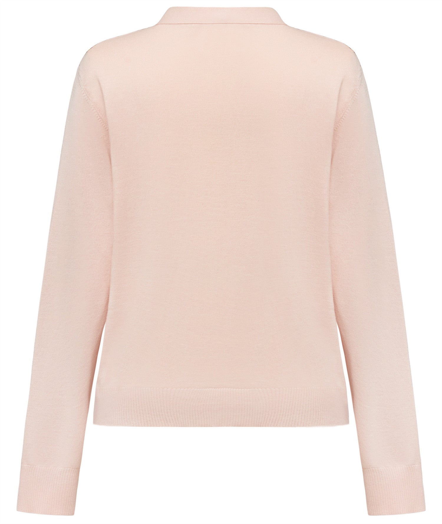 Mulberry Silk Wool Knit Sweater | Pink
