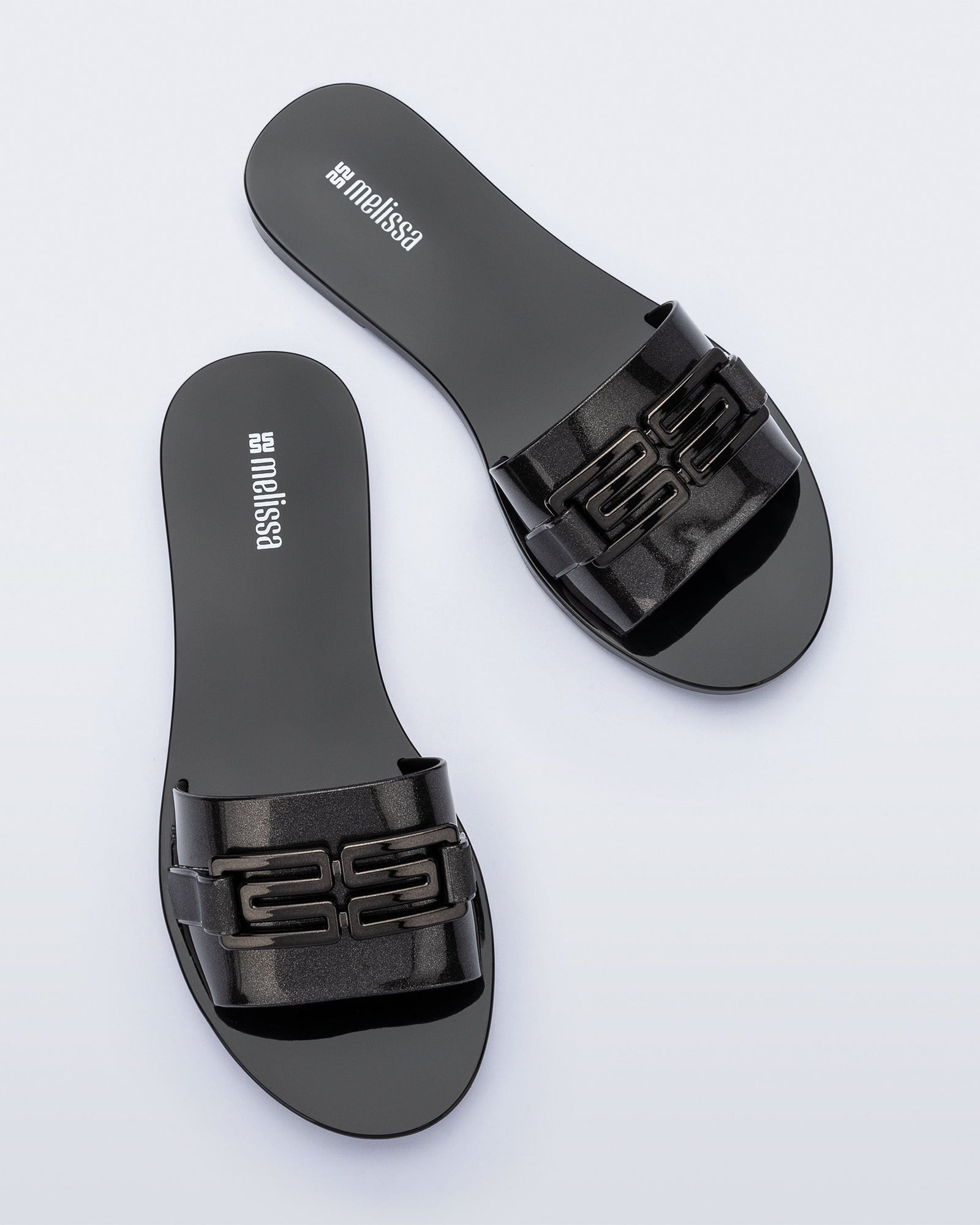 Babe M Chic Slide | Black