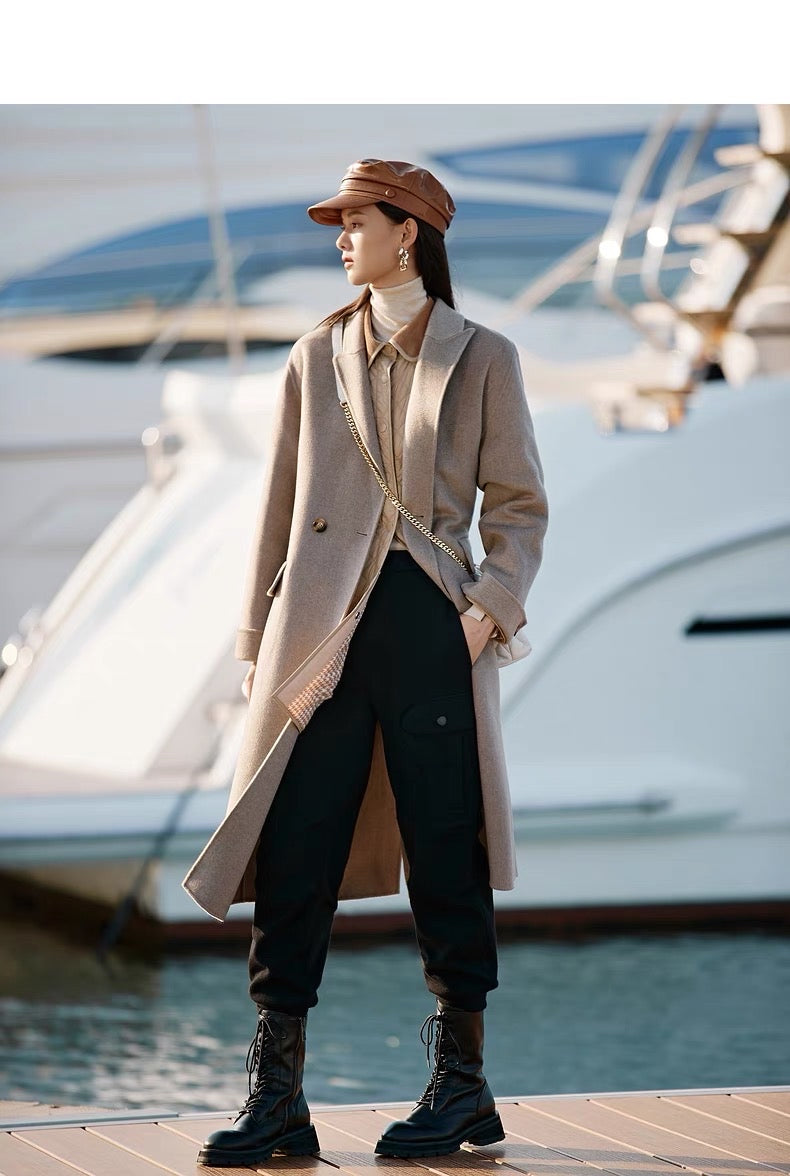 High Quality Wool Coat | Cream White