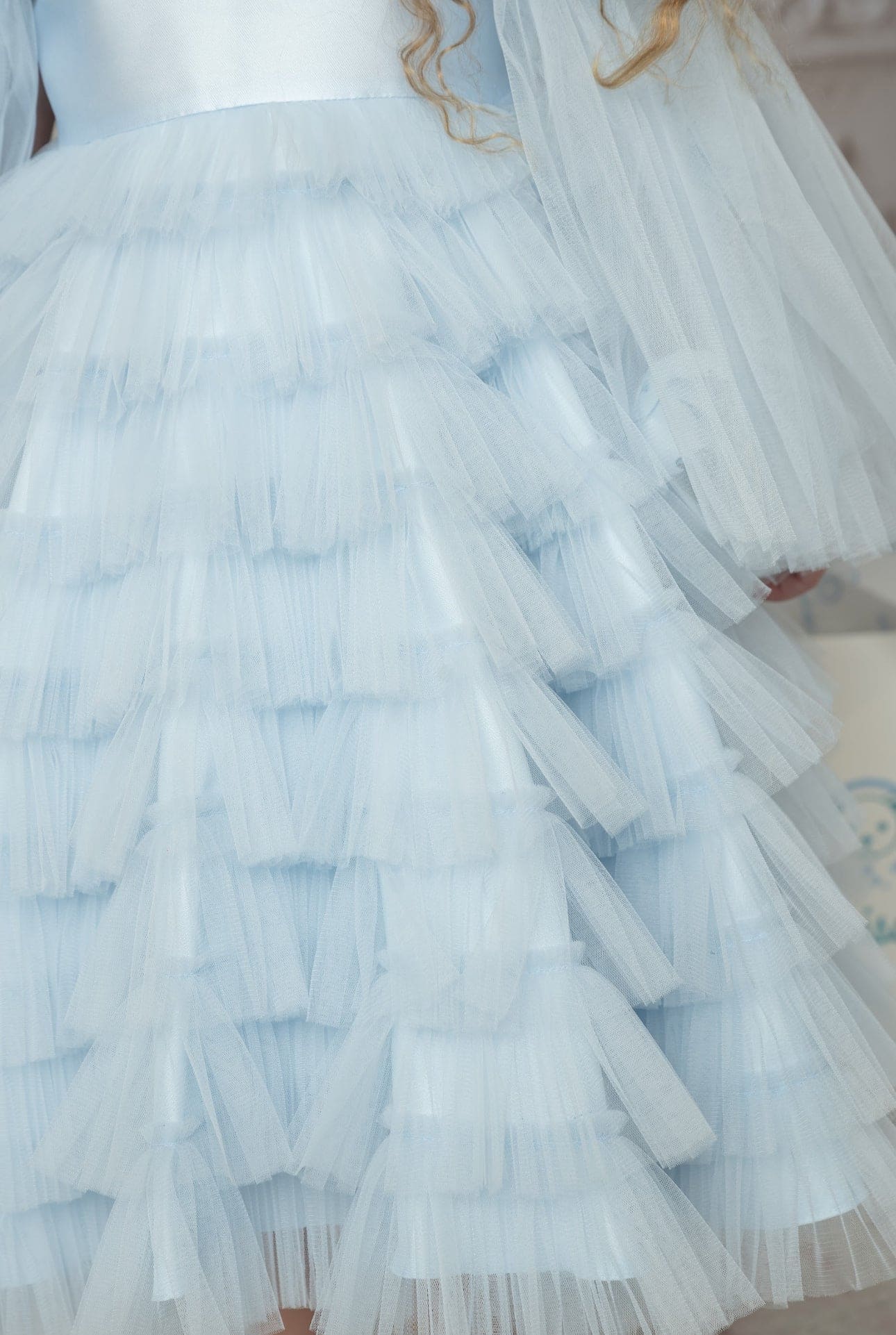 Alaska Baby Blue Tulle Dress | Blue