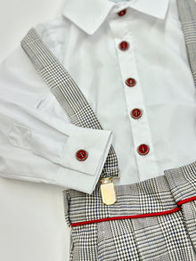 Baby Boys | George Print Top and Pants Set | Tartan