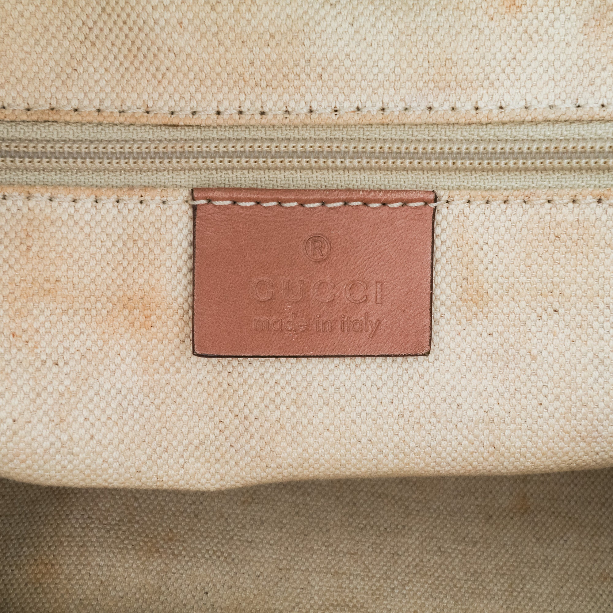 Gucci | Pre-Owned Medium Diamante Canvas Sukey Tote | Brown/Beige