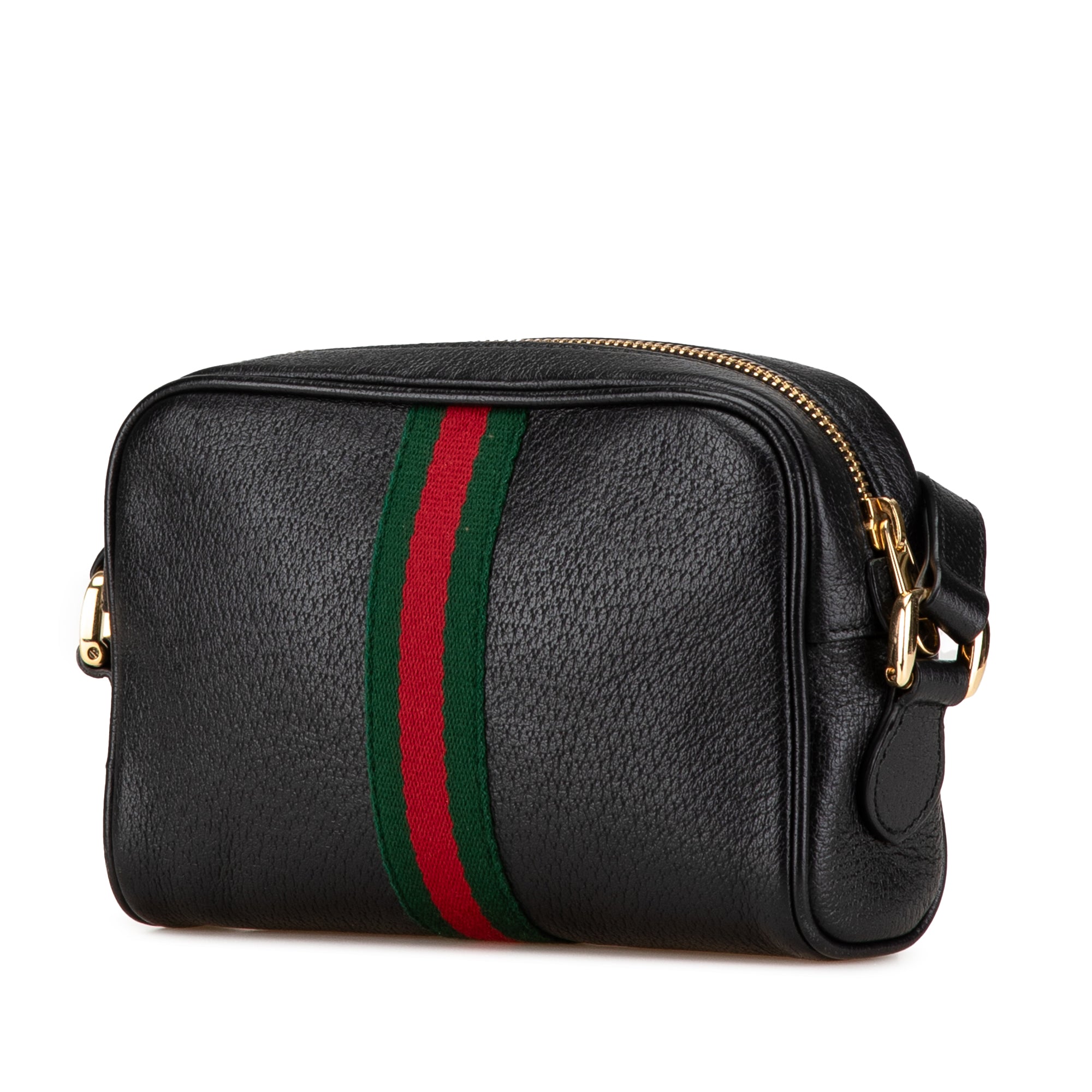 Gucci | Pre-Owned Mini Leather Ophidia Crossbody | Black