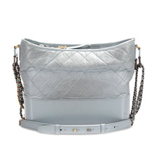 Chanel | Pre-Owned Medium Gabrielle Leather Shoulder Bag | Gray