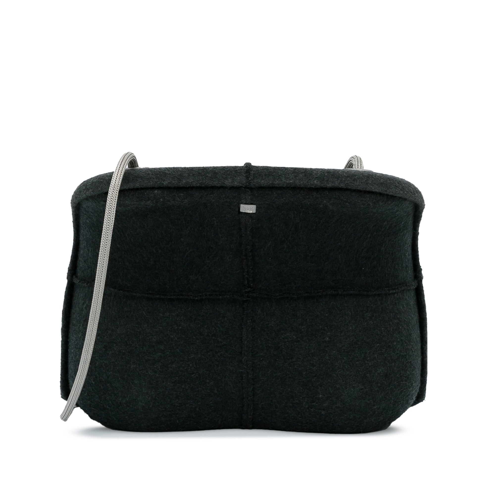 Chanel | Pre-Owned Wool Limited Edition Crossbody Bag | Black