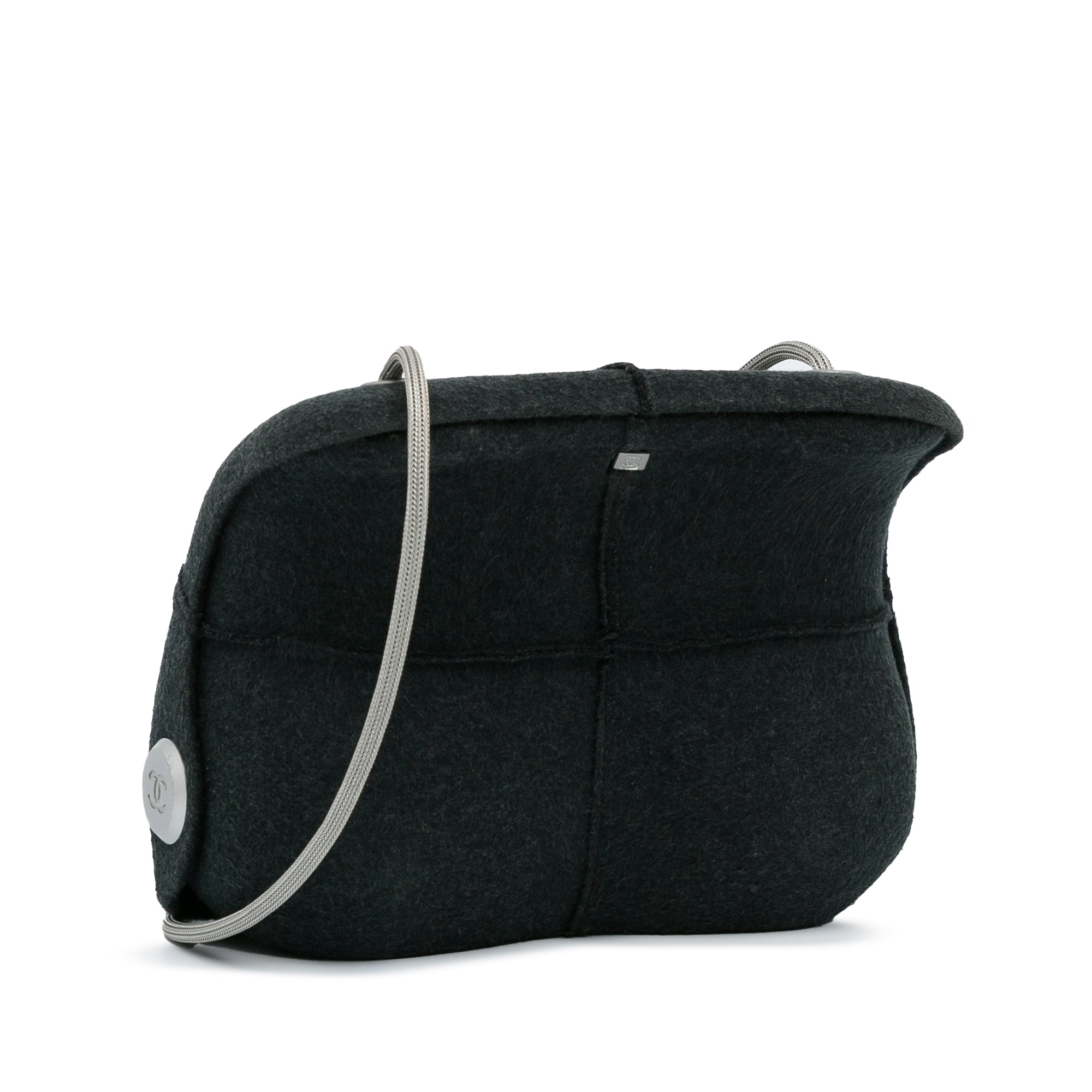 Chanel | Pre-Owned Wool Limited Edition Crossbody Bag | Black