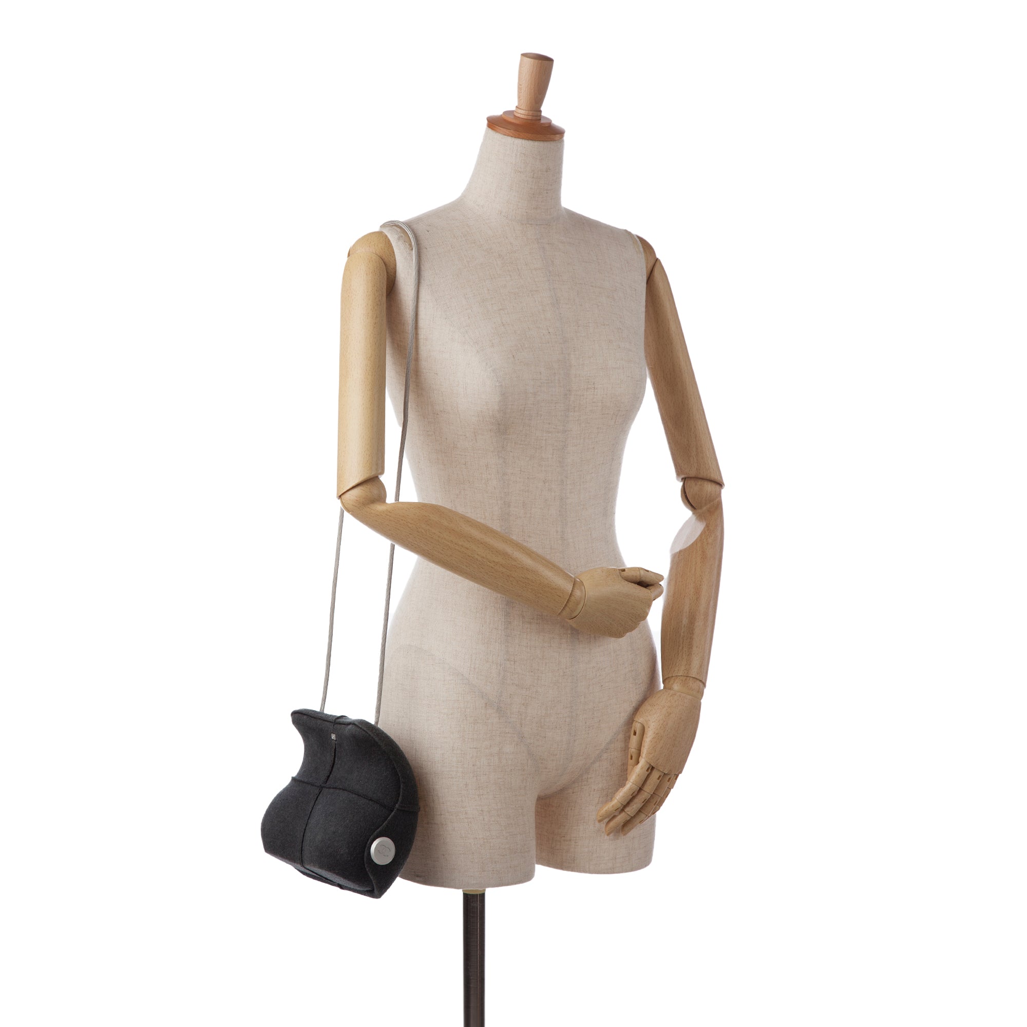 Chanel | Pre-Owned Wool Limited Edition Crossbody Bag | Black