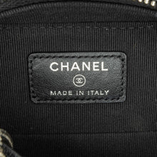 Chanel | Pre-Owned CC Quilted Patent Diamond Resin Clutch With Chain | Black