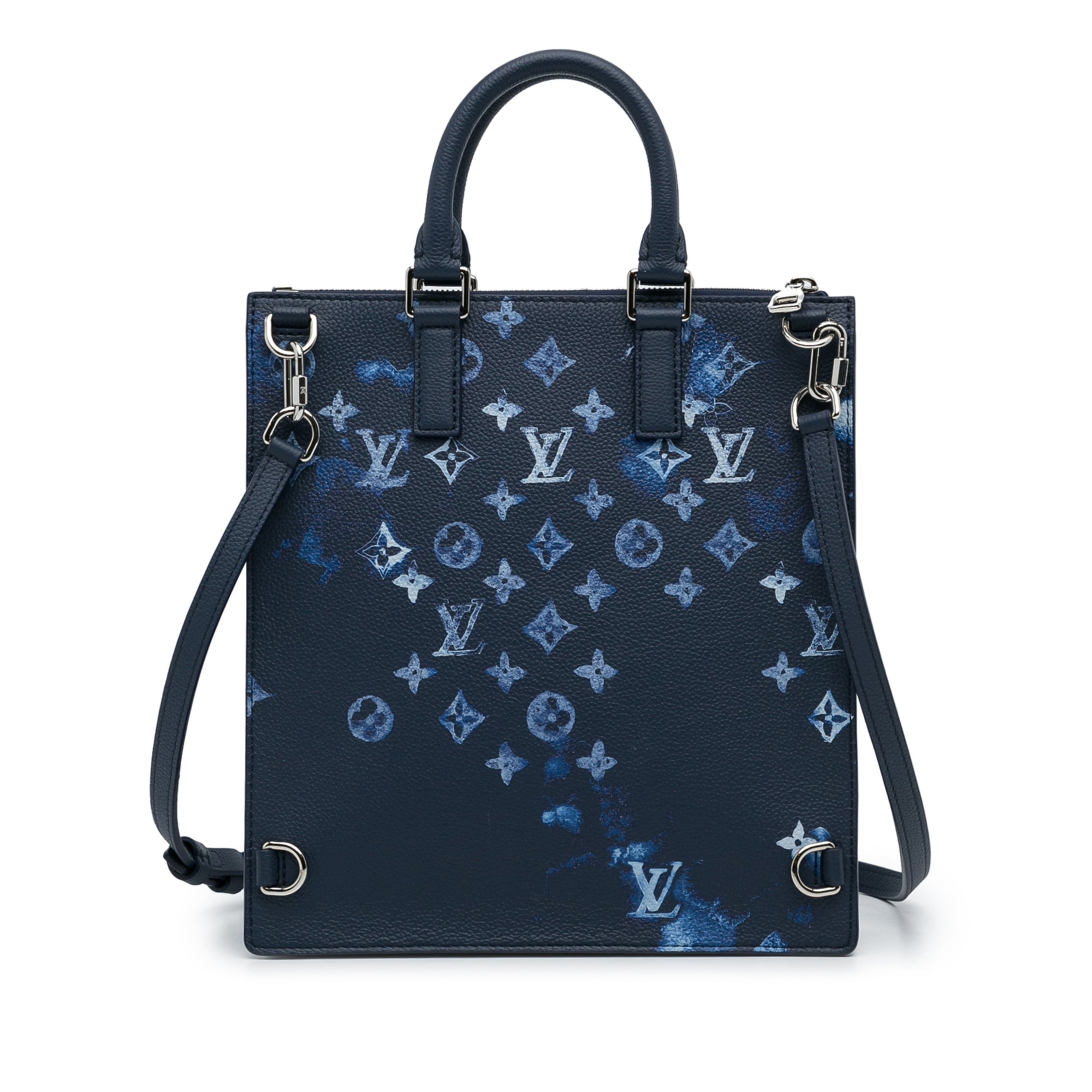 Louis Vuitton | Pre-Owned Monogram Ink Watercolor Sac Plat Zippe | Blue