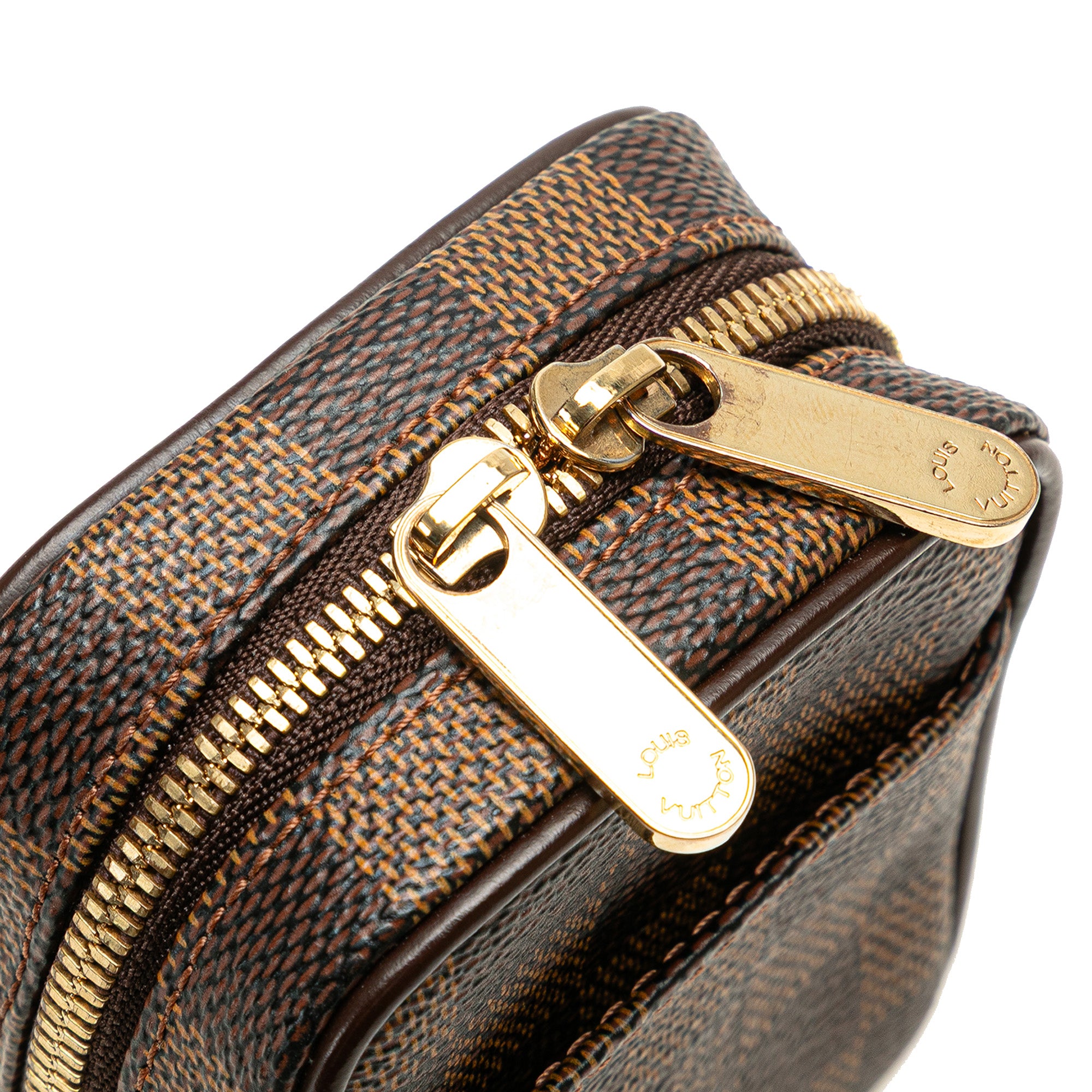 Louis Vuitton | Pre-Owned Damier Ebene Etui Okapi PM | Brown