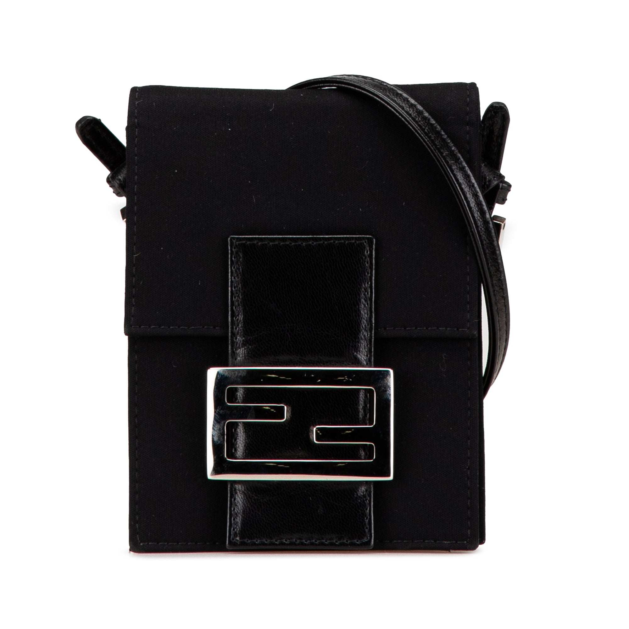 FENDIバッグ Luxclusif | Fendi | Pre-Owned Mini Nylon FF Lock Crossbody | Black