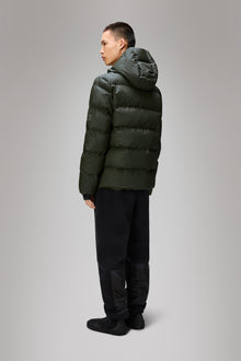 Rains Alta Puffer Jacket Green Jacket
