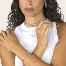 Womens | Large Paperclip Chain Bracelet | Sterling Silver