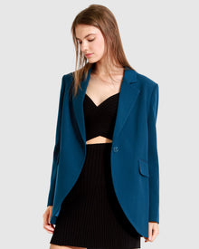 Women | Unchained Heart Blazer | Dark Teal