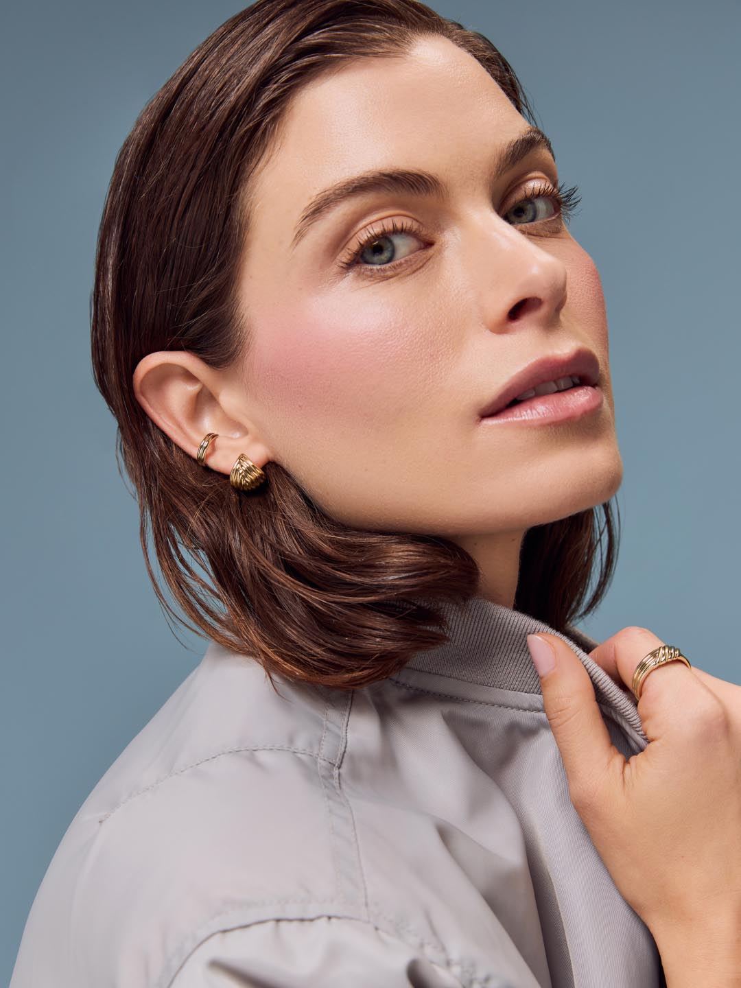Huggie Earrings - Haven | 14K Gold on Brass