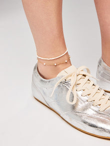 14K Gold Plated Freshwater Pearls Summer Sea Beach Anklet Chain Anklets For Women Ana Luisa Crew Dori