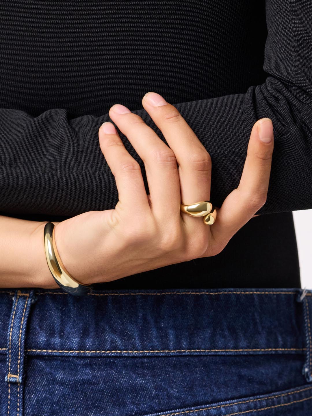 Gold Ring - Hudson | 14K Gold on Brass