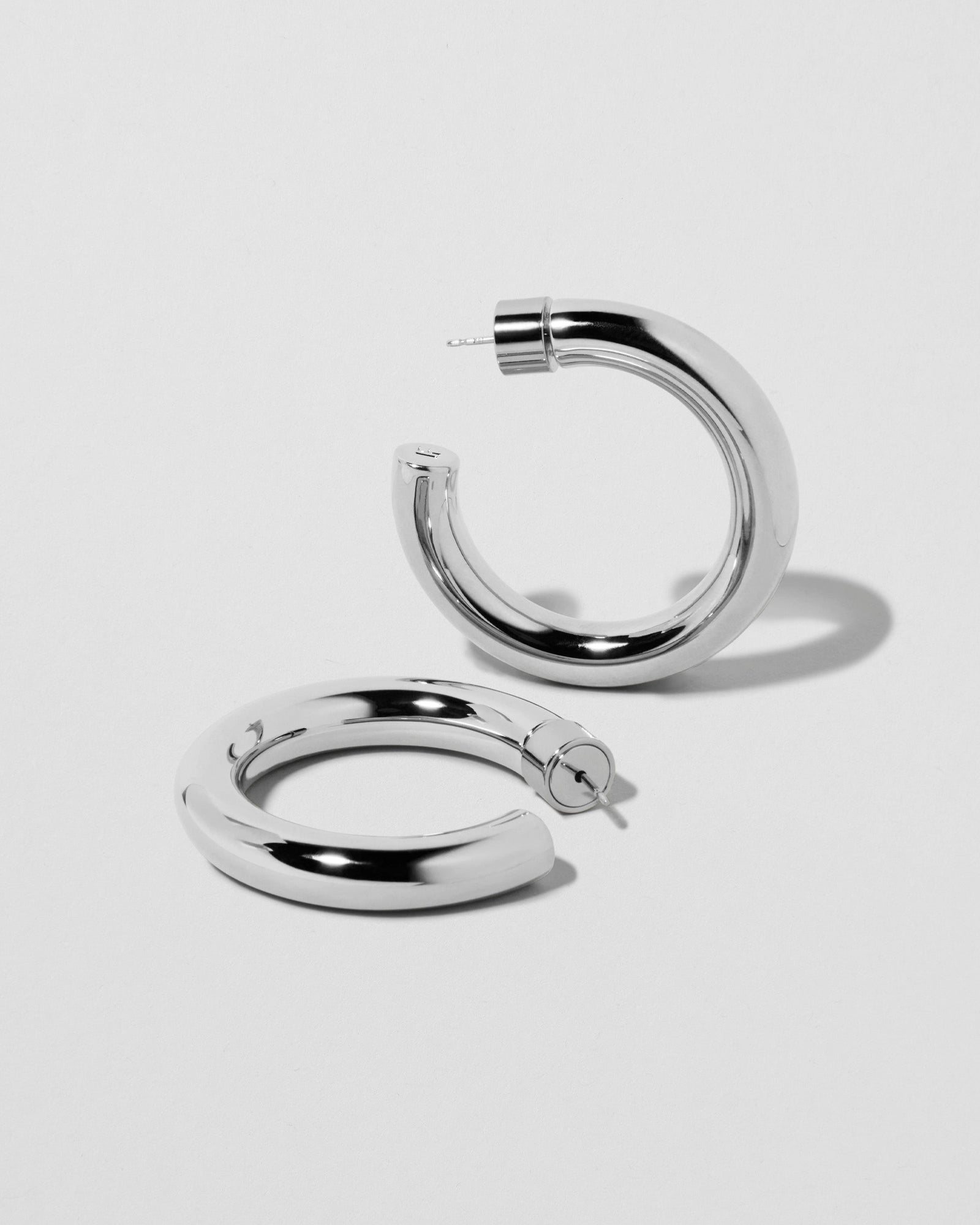 1" Samira Mini Hoops | Silver