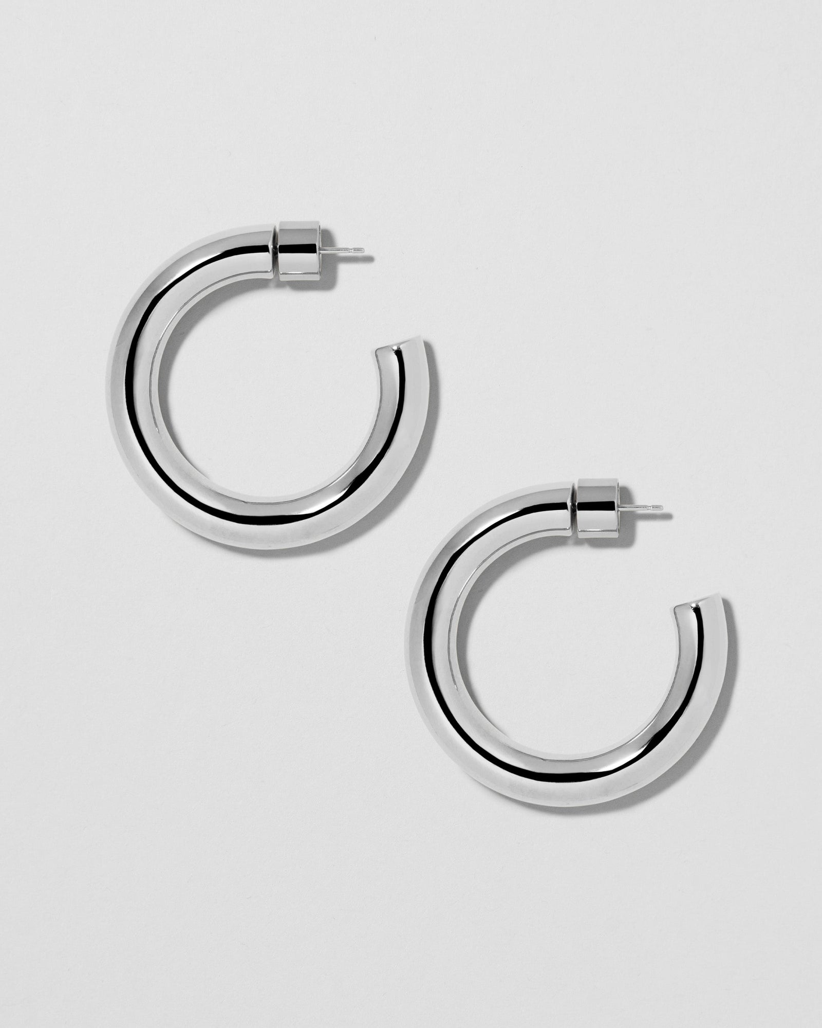 1" Samira Mini Hoops | Silver