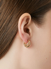 Ana Luisa Jewelry Earrings Hoop Earrings Double Hoop Earrings Scarlett Gold